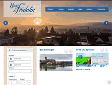 Tablet Screenshot of hotel-st-fridolin.de